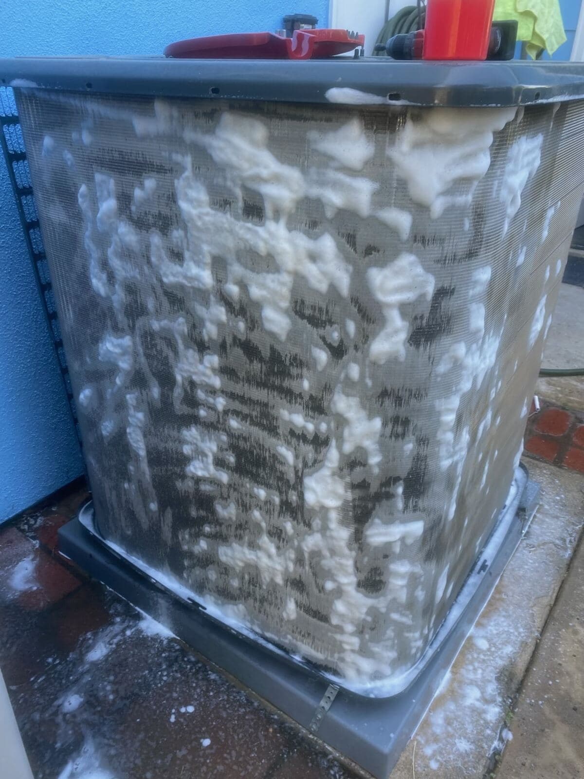 Deep coil cleaning